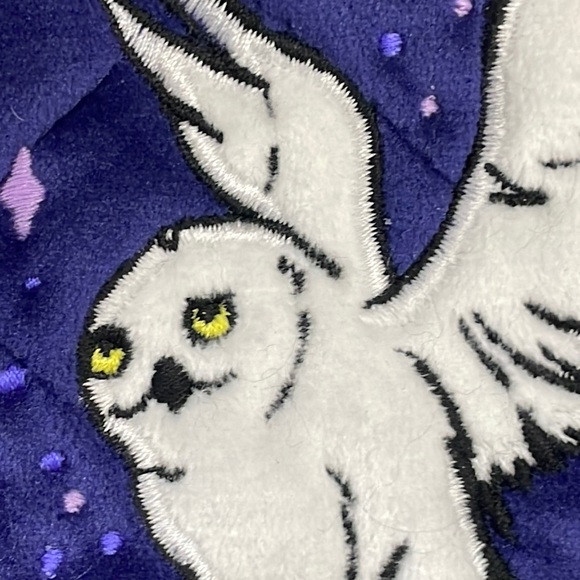 BNWT Vera Bradley Harry Potter FORBIDDEN FOREST Clamshell Cosmetic Bag Hedwig - Picture 3 of 16